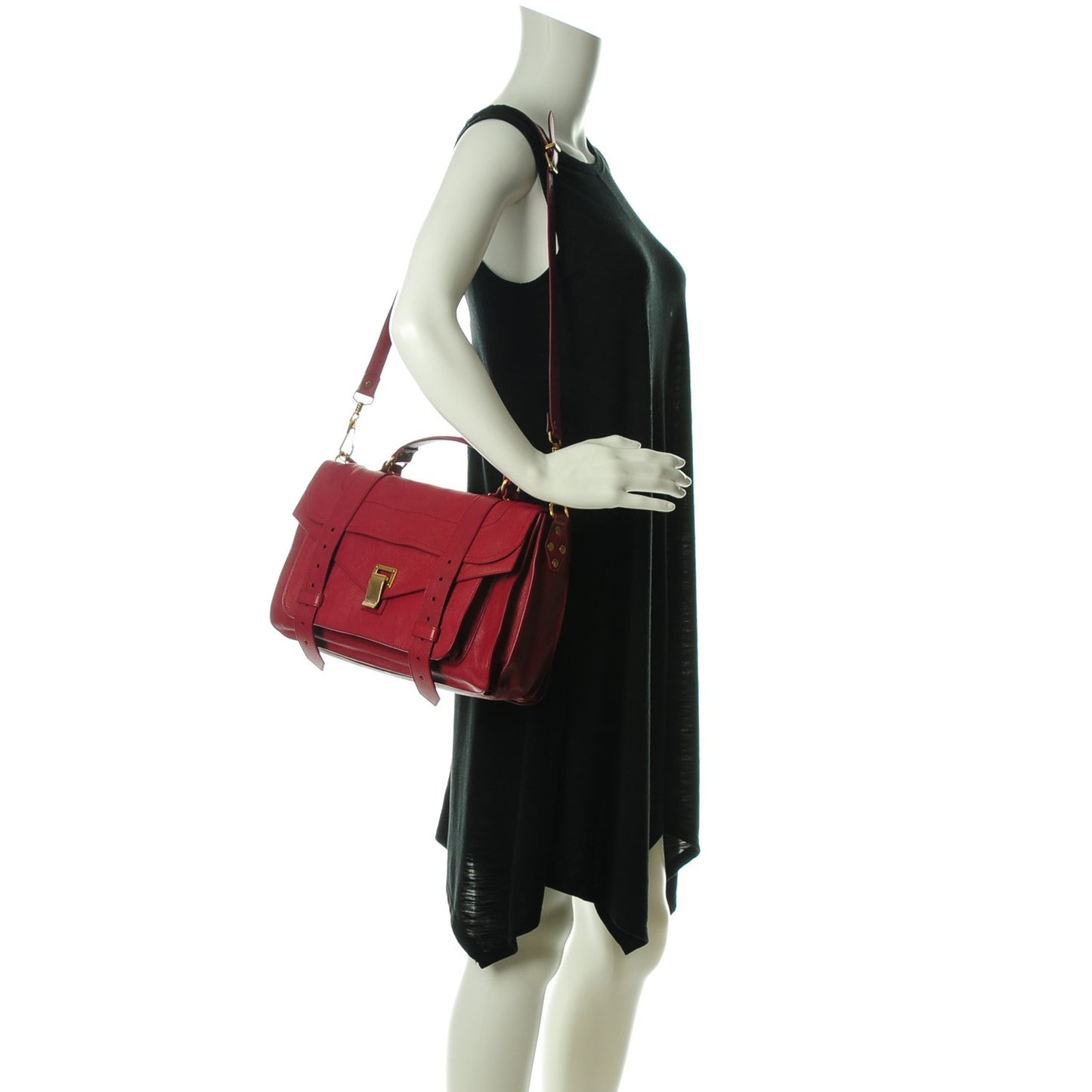 Lambskin Medium PS1 Satchel Chianti