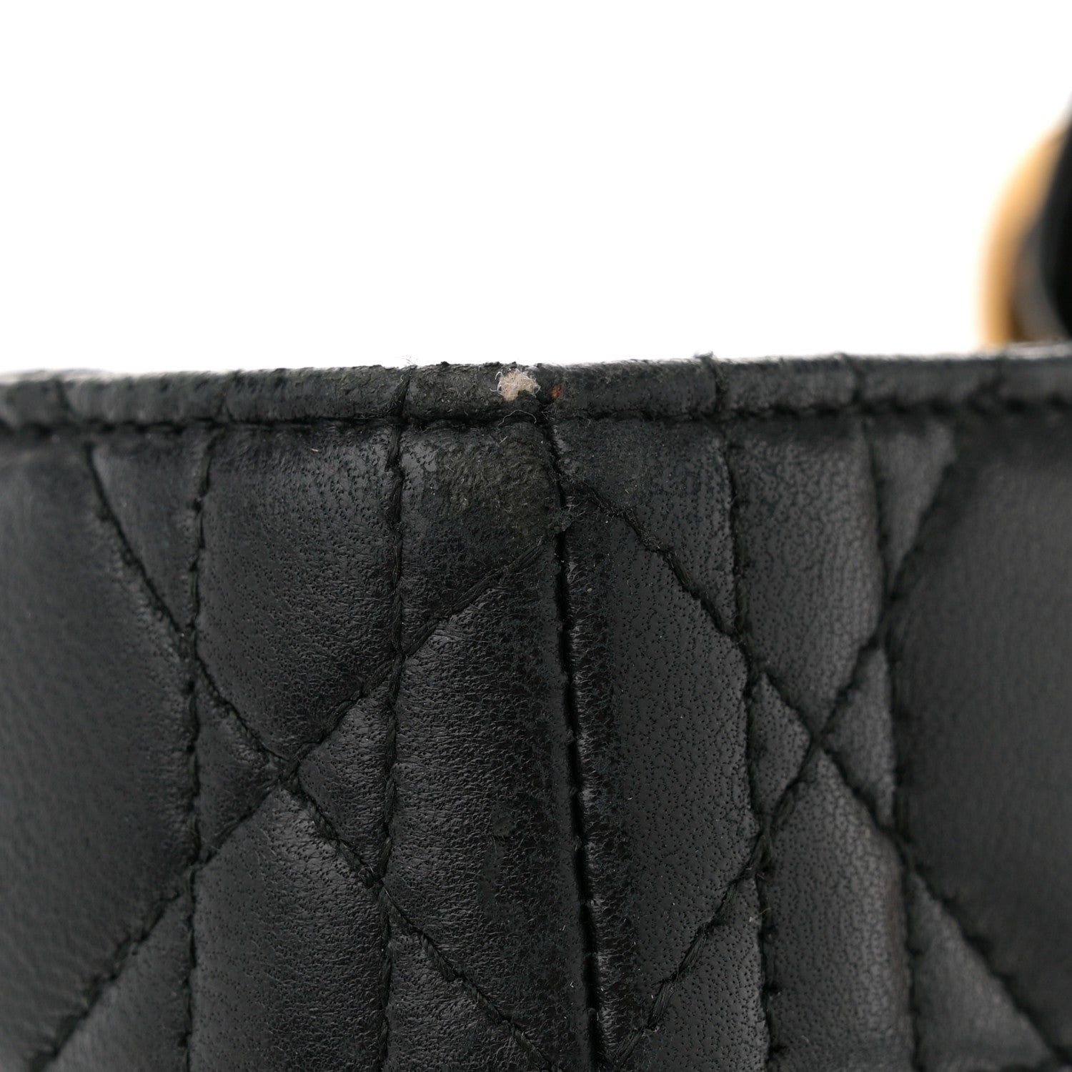 Christian Dior Lambskin Cannage Large Lady Dior Black 14 of 16