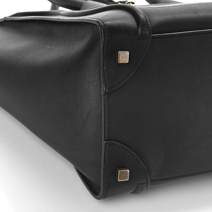 Celine Smooth Calfskin Mini Luggage Black 7 of 13