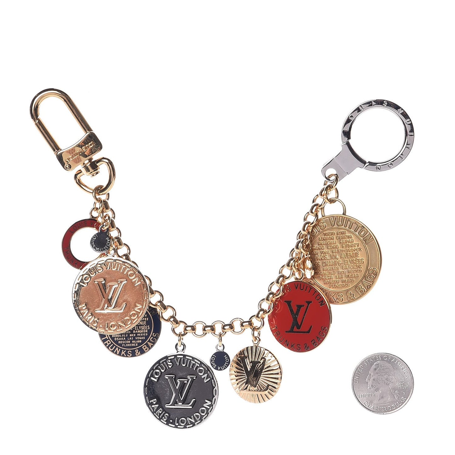 Globe Trunks and Bags Bag Charm Multicolor