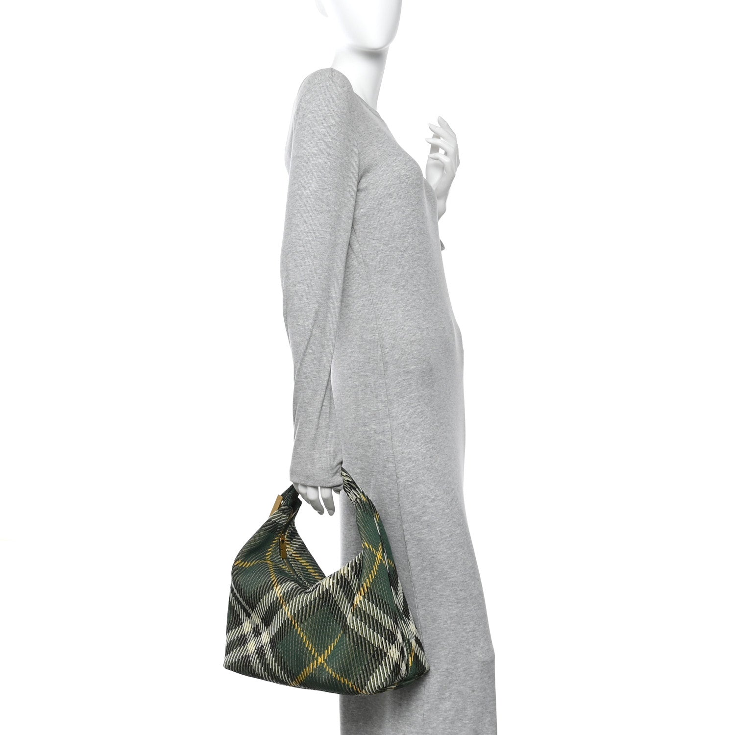 Burberry Canvas Peg Medium Duffle Bag Ivy 2 of 11