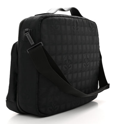 Chanel Nylon Travel Laptop Briefcase Black 4 of 17