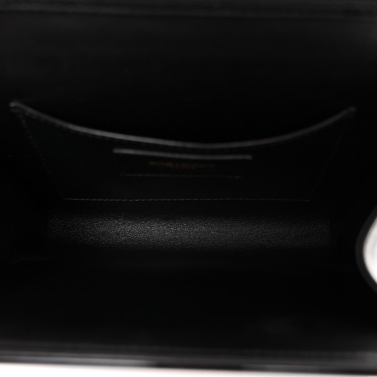 Plexiglass Monogram Vicky Minaudiere Clutch Black