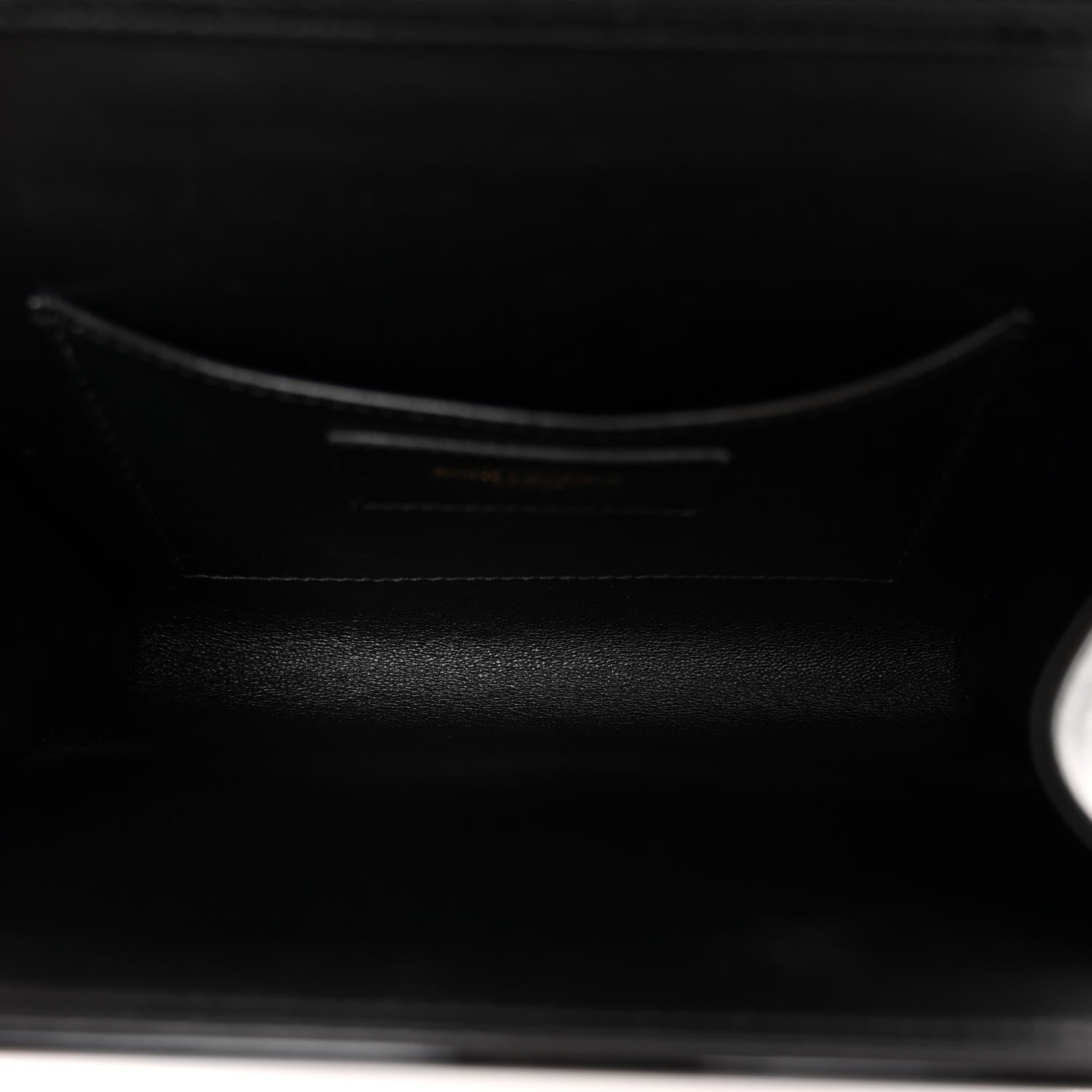 Saint Laurent Plexiglass Monogram Vicky Minaudiere Clutch Black 5 of 9