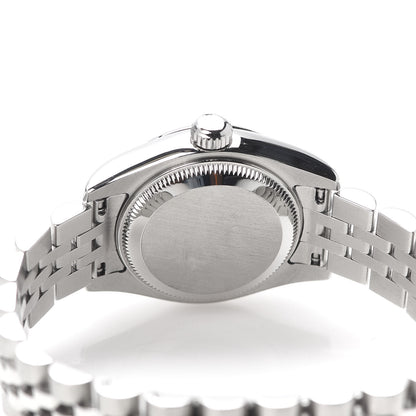 Rolex Stainless Steel 18K White Gold 26mm Oyster Perpetual Datejust Watch Silver 179174 5 of 6