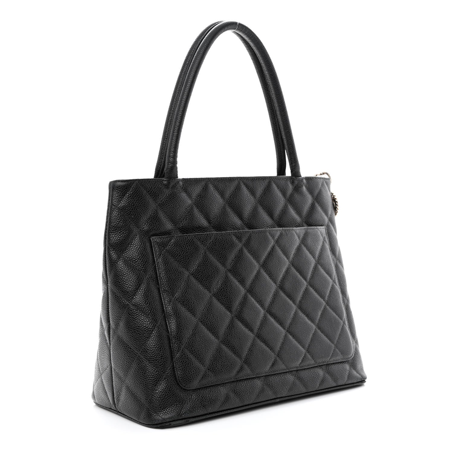 Chanel Caviar Quilted Medallion Tote Black 3 of 15