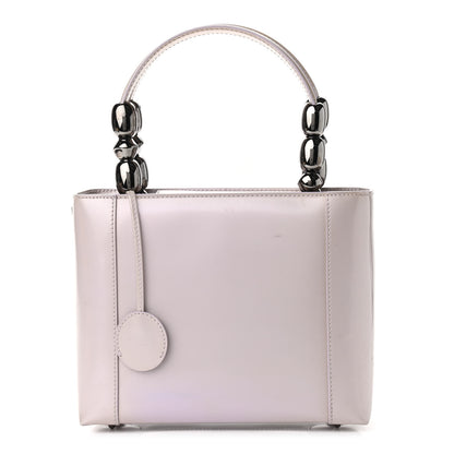 Christian Dior Patent Beaded Malice Tote Light Purple 1 of 16