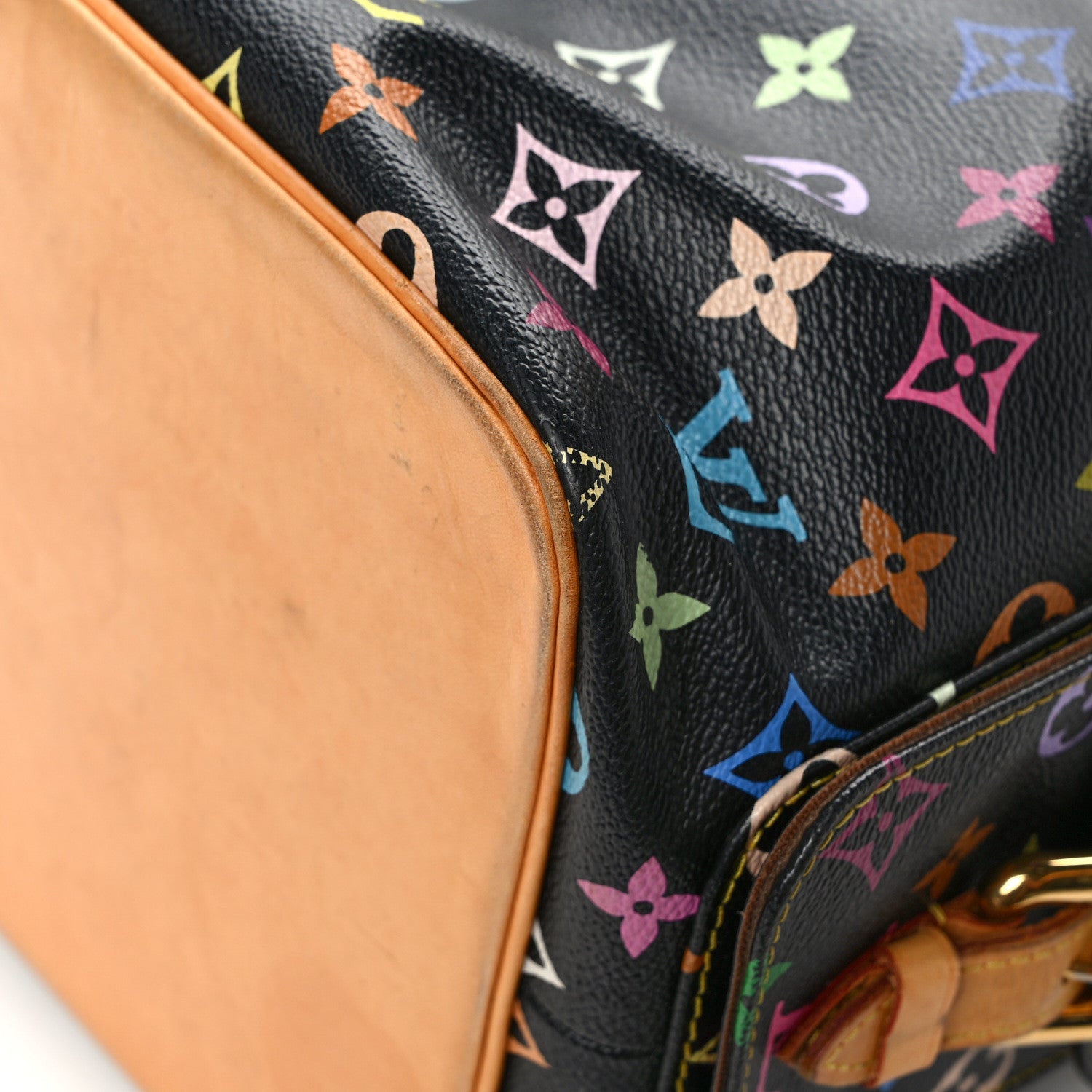 Louis Vuitton Monogram Multicolor Petit Noe Black 10 of 12
