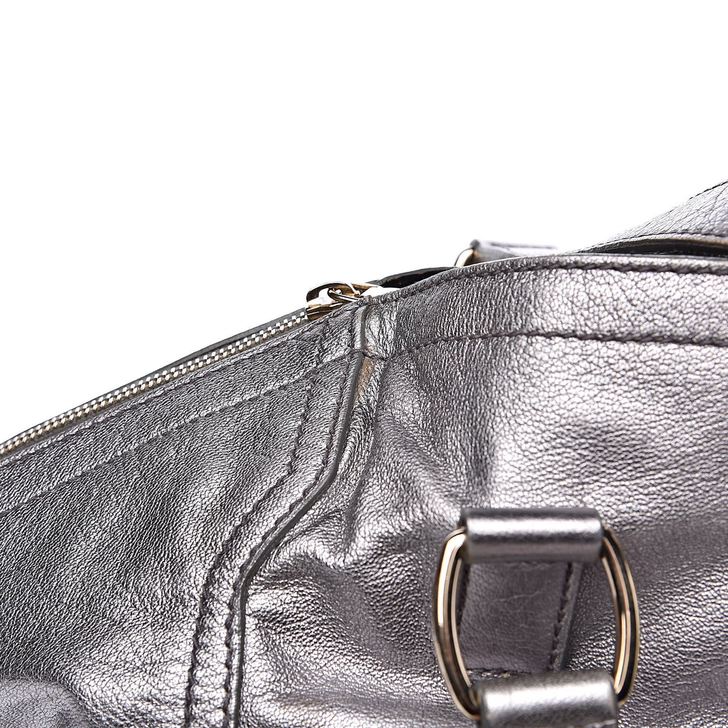 Calfskin Small Downtown Silver