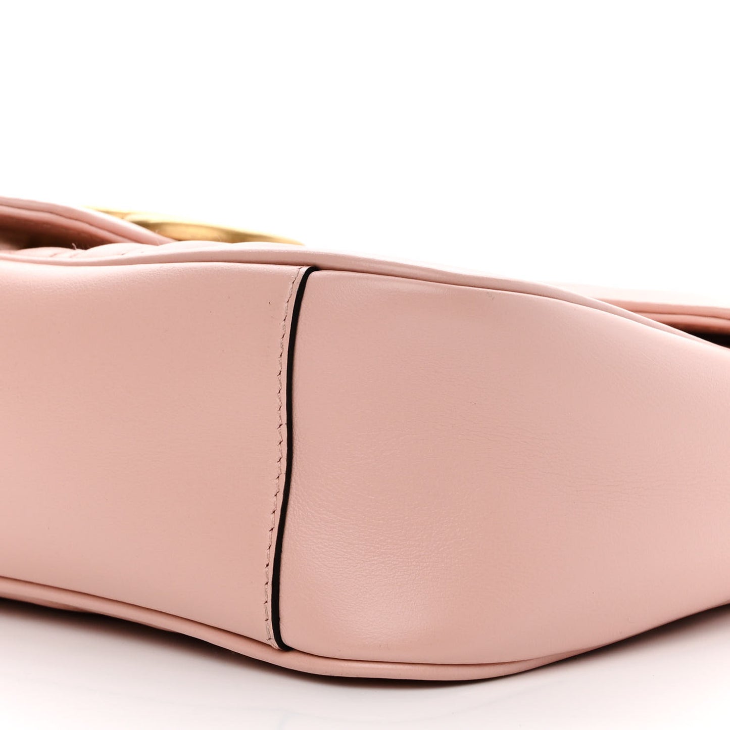 Calfskin Matelasse Small GG Marmont Shoulder Bag Perfect Pink