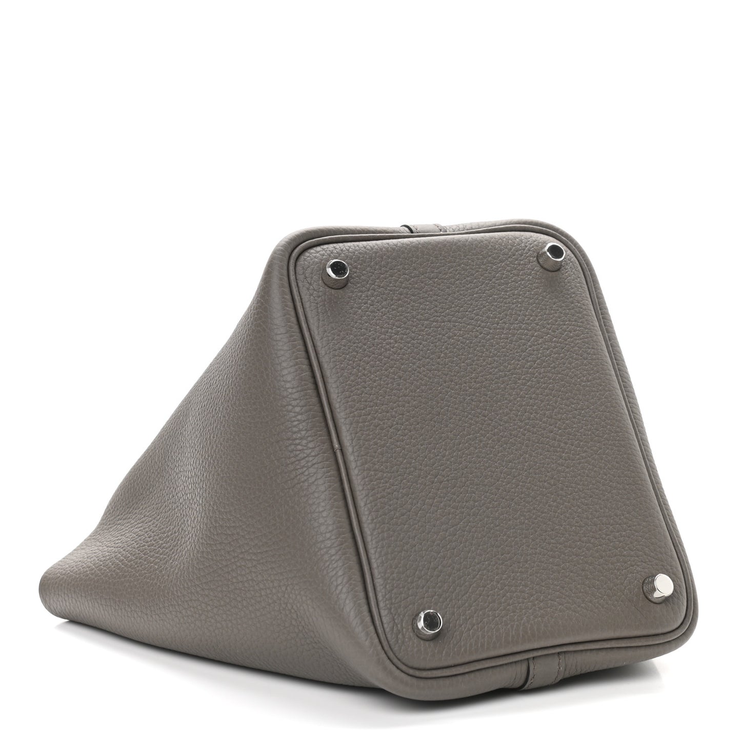 Taurillon Clemence Picotin Lock 18 PM Etain