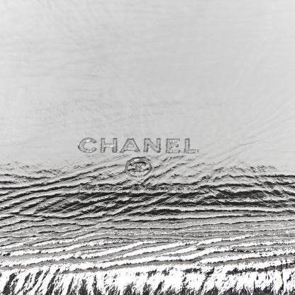 Chanel Metallic Crumpled Calfskin Small 31 Pouch Silver 6 of 11