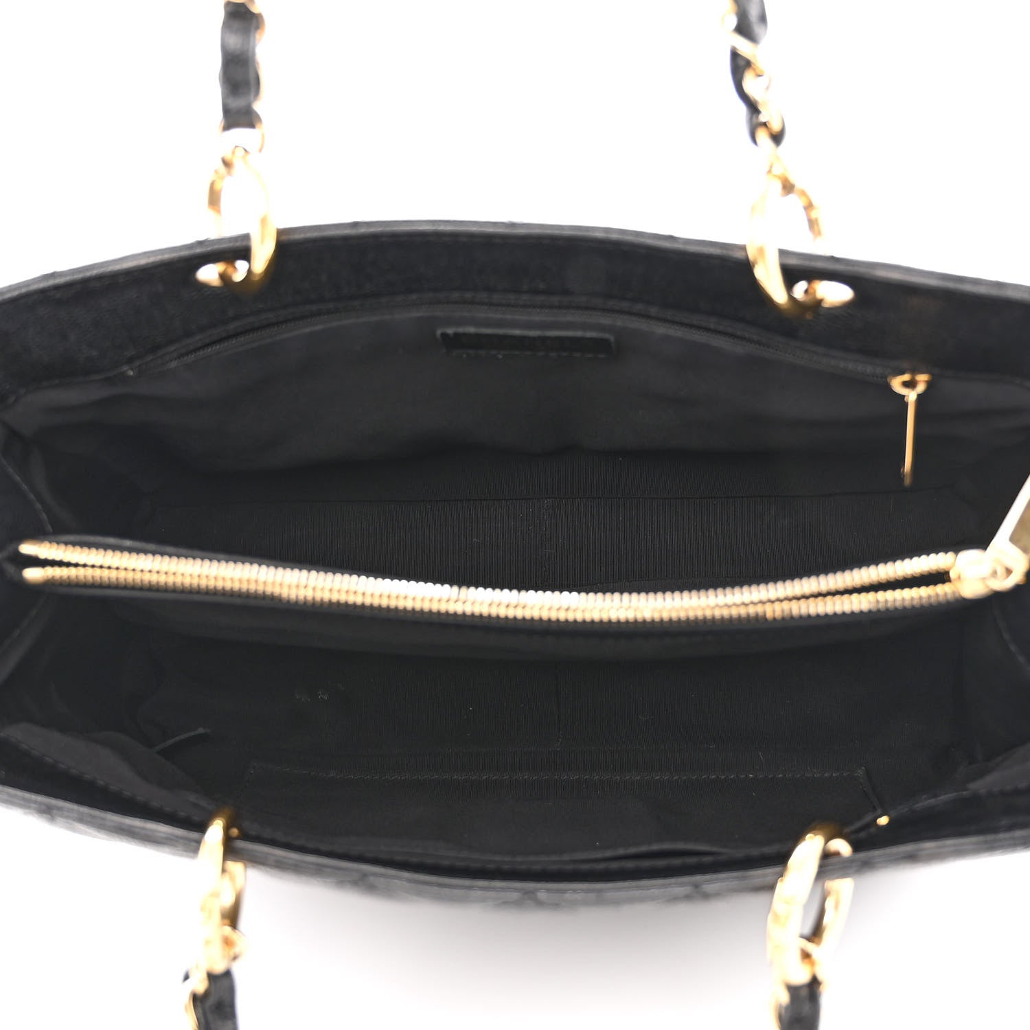 Chanel Caviar Quilted Grand Shopping Tote GST Black 5 of 12