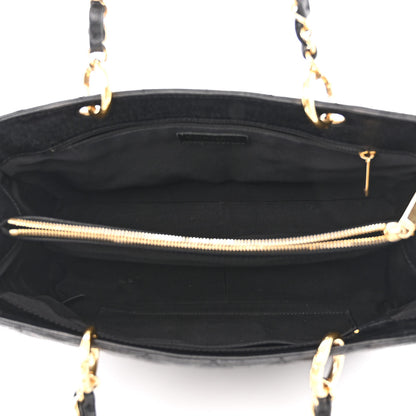 Chanel Caviar Quilted Grand Shopping Tote GST Black 5 of 12