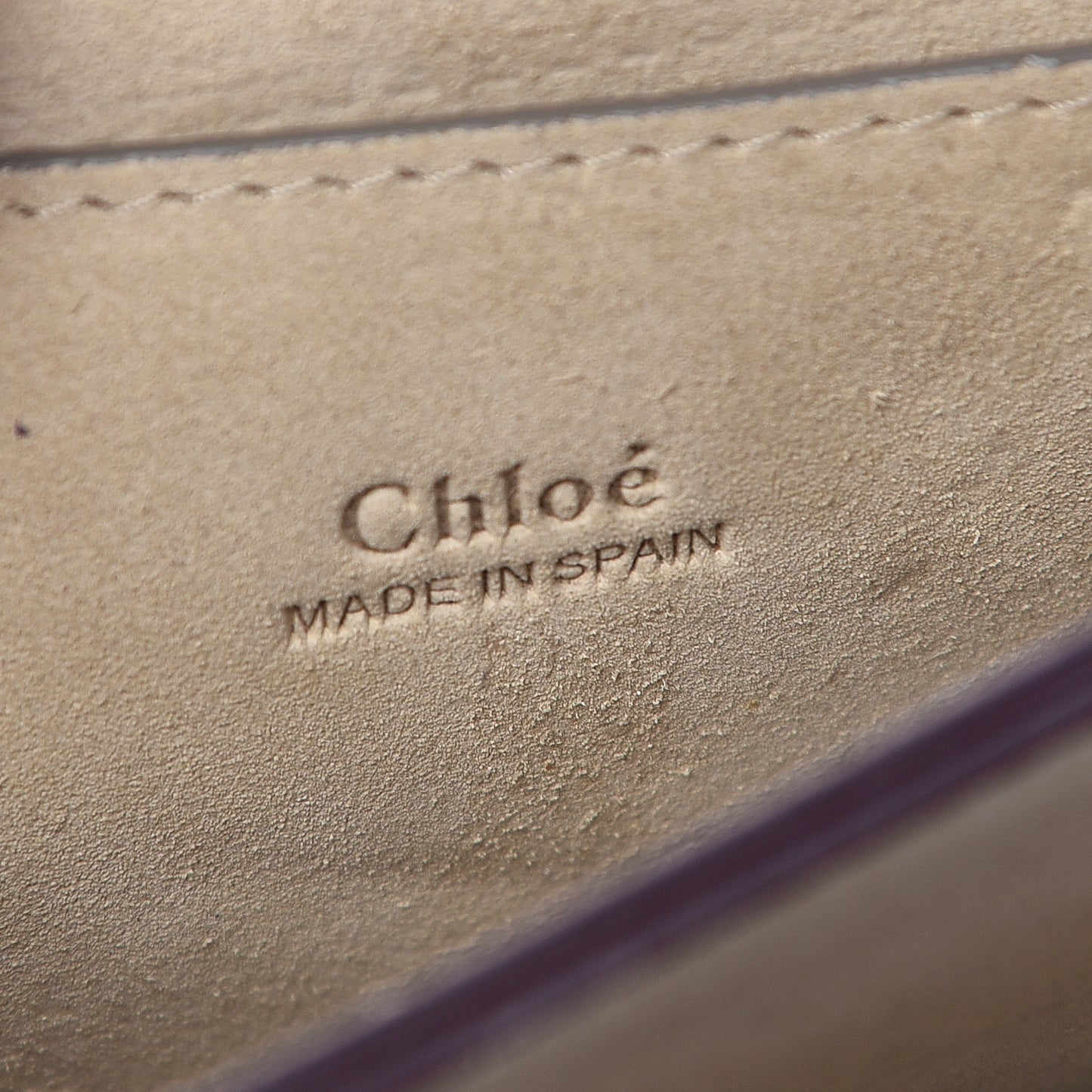 Suede Calfskin Small Faye Shoulder Bag Plum Purple