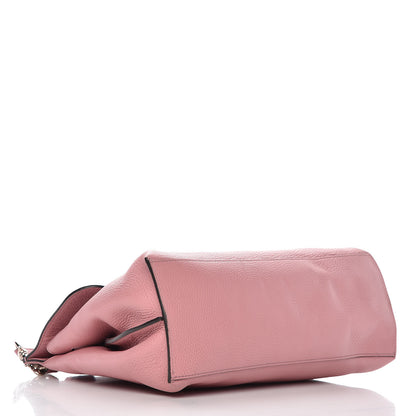Gucci Cellarius Calfskin Medium Bamboo Daily Top Handle Bag Carmine Rose 4 of 10