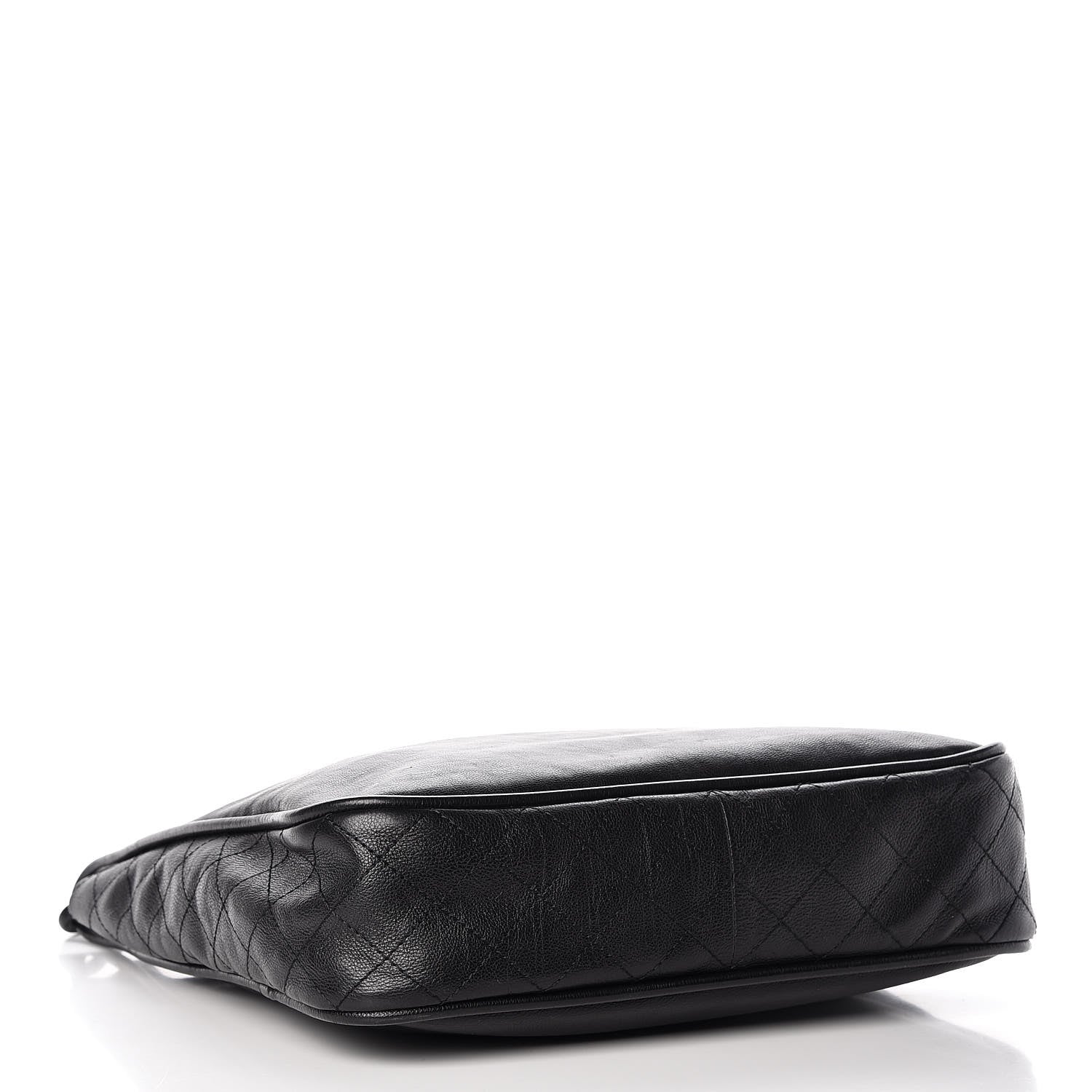 Chanel Calfskin Stitched Hobo Black 4 of 7