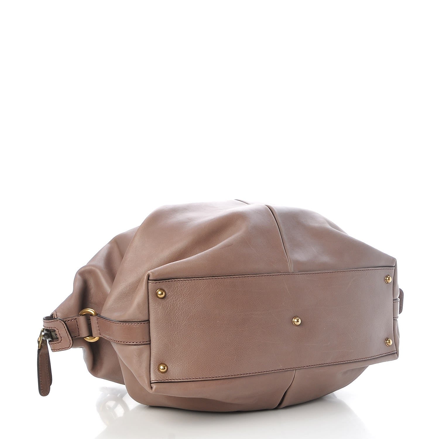 Gucci Calfskin Soft Icon Top Handle Bag Pink Tan 4 of 14
