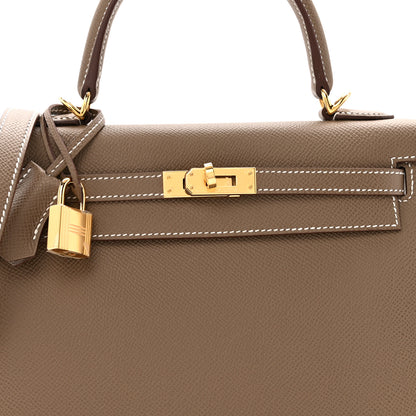 Hermes Epsom Kelly Sellier 25 Etoupe 8 of 11