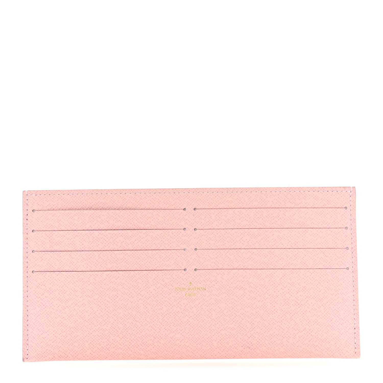 Louis Vuitton Calfskin Felicie Card Holder Insert Rose Ballerine 1 of 7