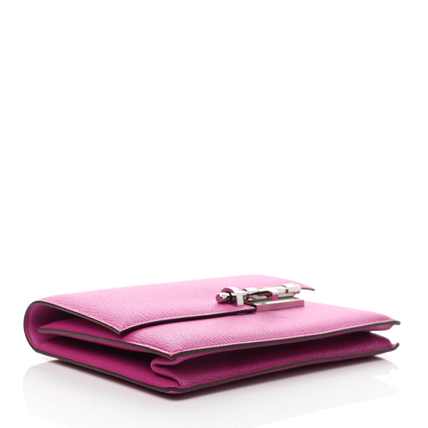Hermes Chevre Mysore Verrou Clutch Magnolia 4 of 7