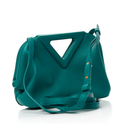 Bottega Veneta Calfskin Small The Point Triangle Bag Mallard 3 of 9