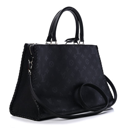 Louis Vuitton Monogram Cuir Plume Very Zipped Tote Black 2 of 4