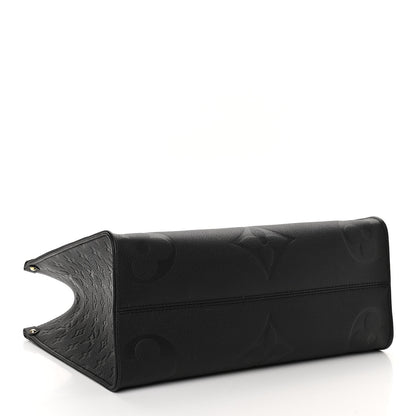 Louis Vuitton Empreinte Monogram Giant Onthego MM Black 3 of 8