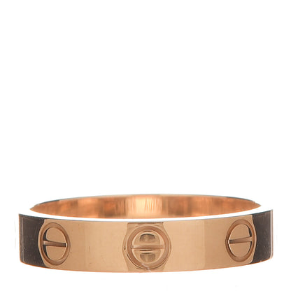 Cartier 18K Yellow Gold 3.5mm LOVE Wedding Band Ring 50 5.25 3 of 8