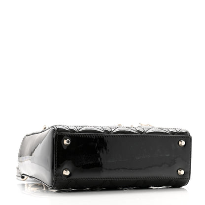 Christian Dior Patent Cannage Mini Lady Dior Black 4 of 11