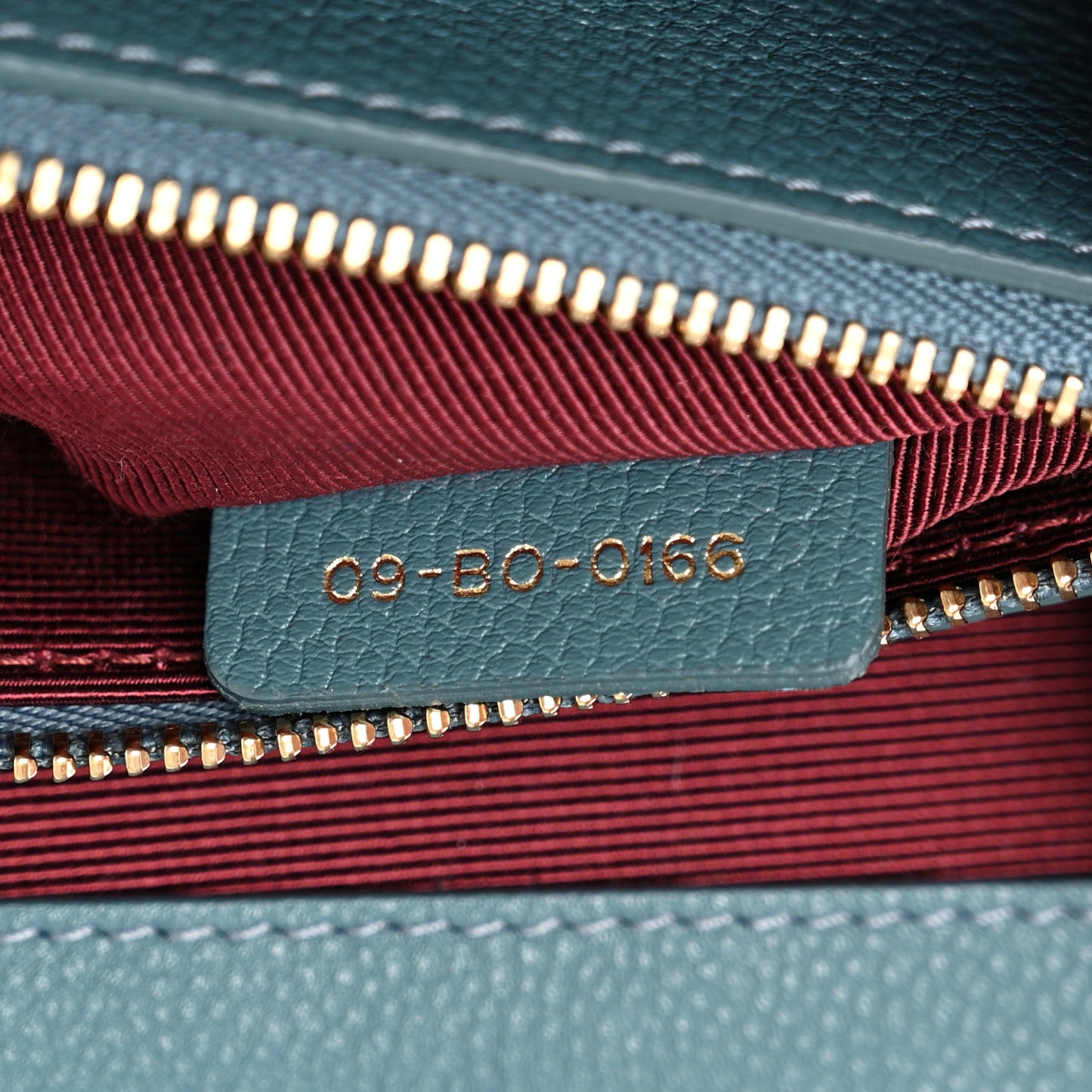 Grained Calfskin Diorama Satchel Agave Green