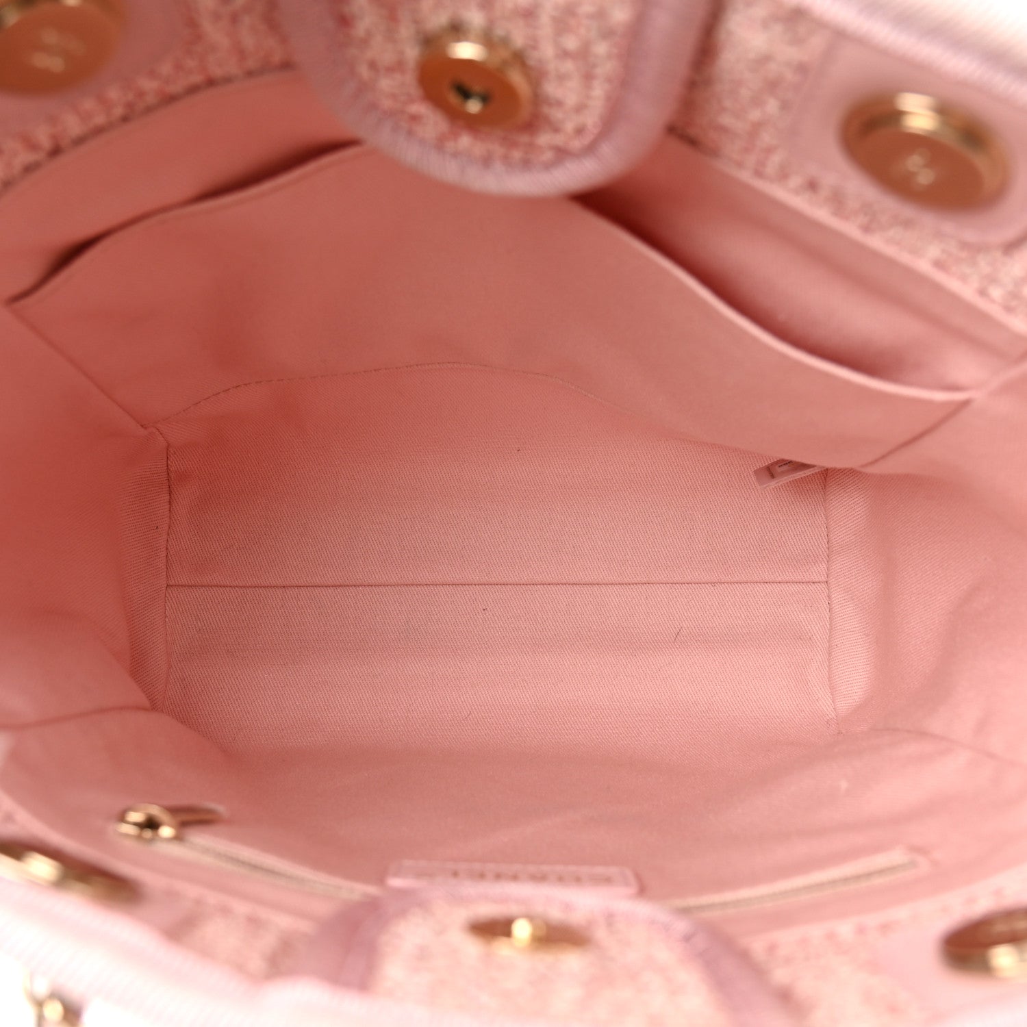 Chanel Lurex Boucle Mini Deauville Tote Pink 5 of 10