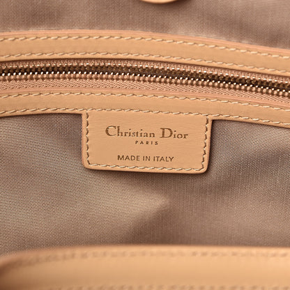 Christian Dior Coated Canvas Cannage Small Panarea Tote Beige 6 of 10