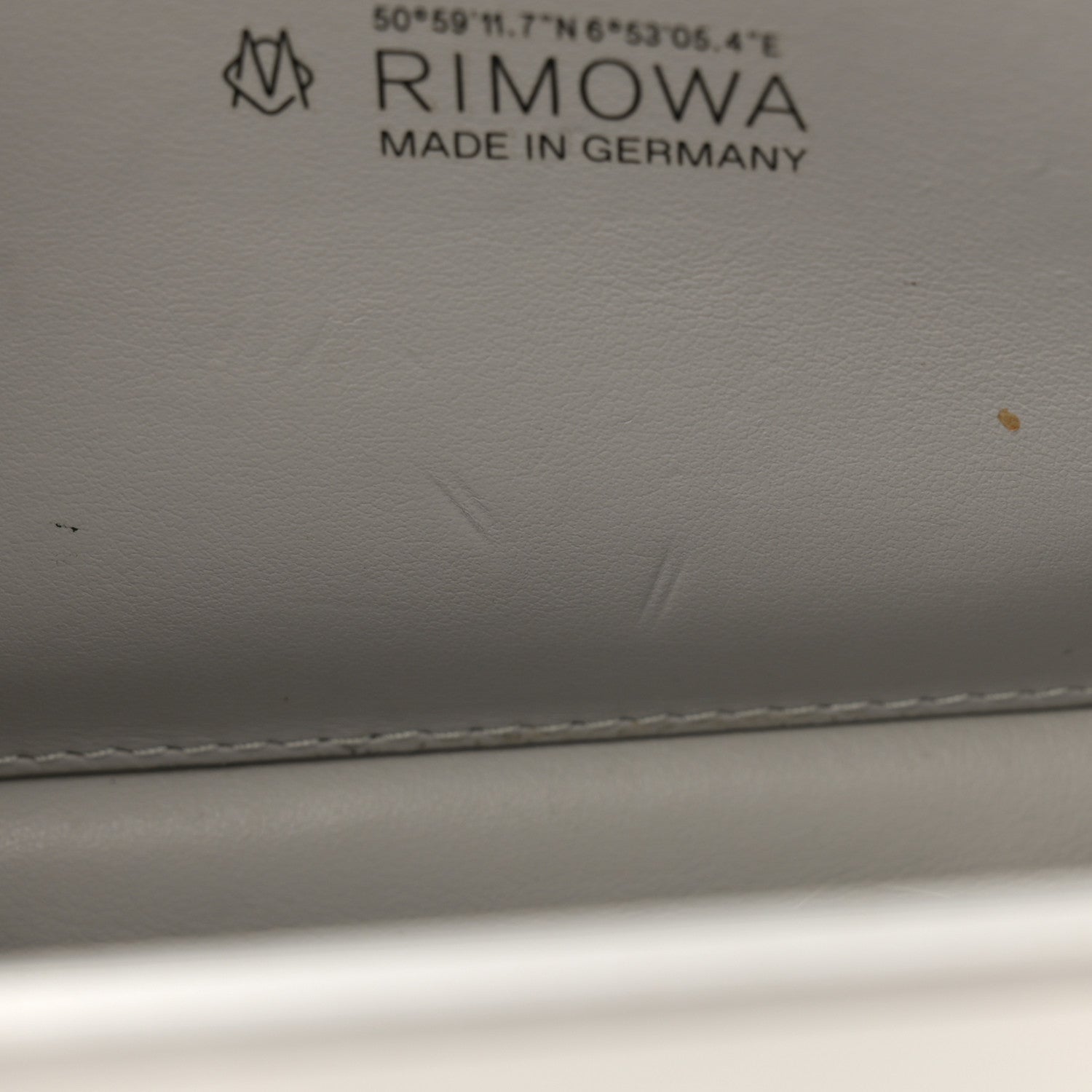 Rimowa Gloss Polycarbonate Personal Cross-Body Bag White Grey 10 of 17