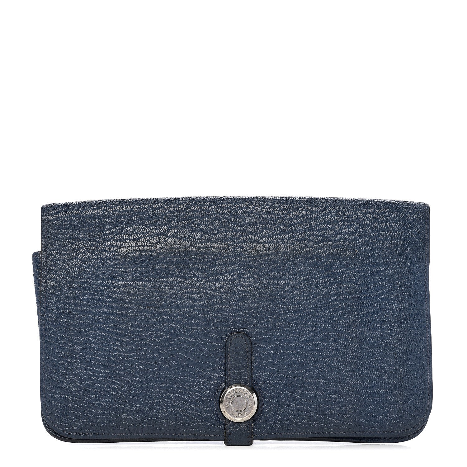 Hermes Chevre Mysore Dogon Duo Wallet Bleu De Prusse 1 of 10