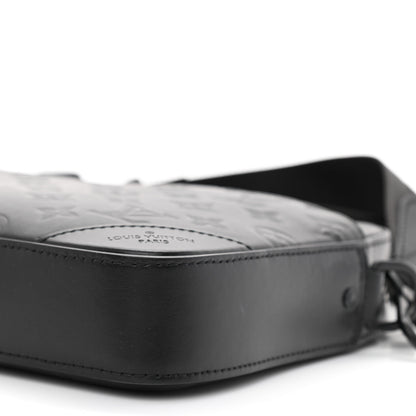 Louis Vuitton Calfskin Monogram Shadow Duo Messenger Black 9 of 9