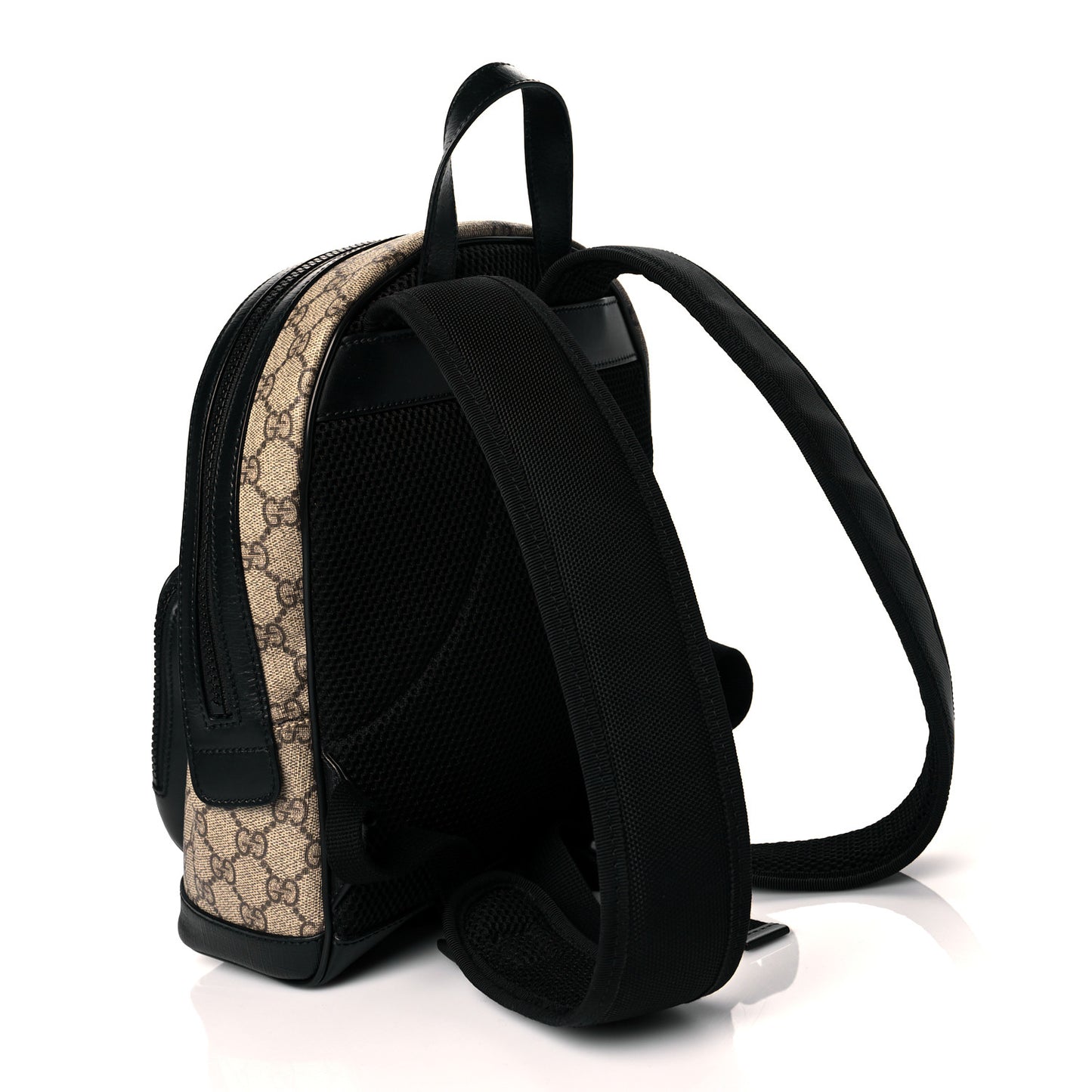 GG Supreme Monogram Small Eden Day Backpack Black