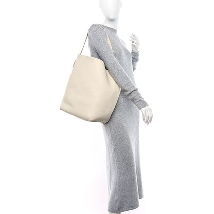 The Row Grained Calfskin Large N/S Park Tote Ivory 2 of 13