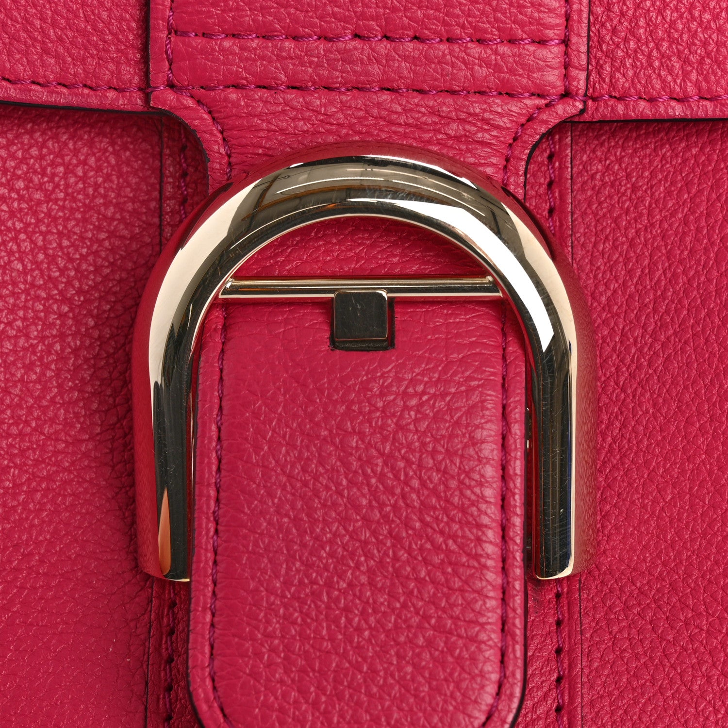 Delvaux Grained Calfskin Mini Brillant Satchel Rose Indien 14 of 14