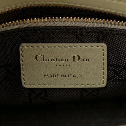 Christian Dior Lambskin Cannage Small My ABCDior Lady Dior Peyote Green 6 of 11