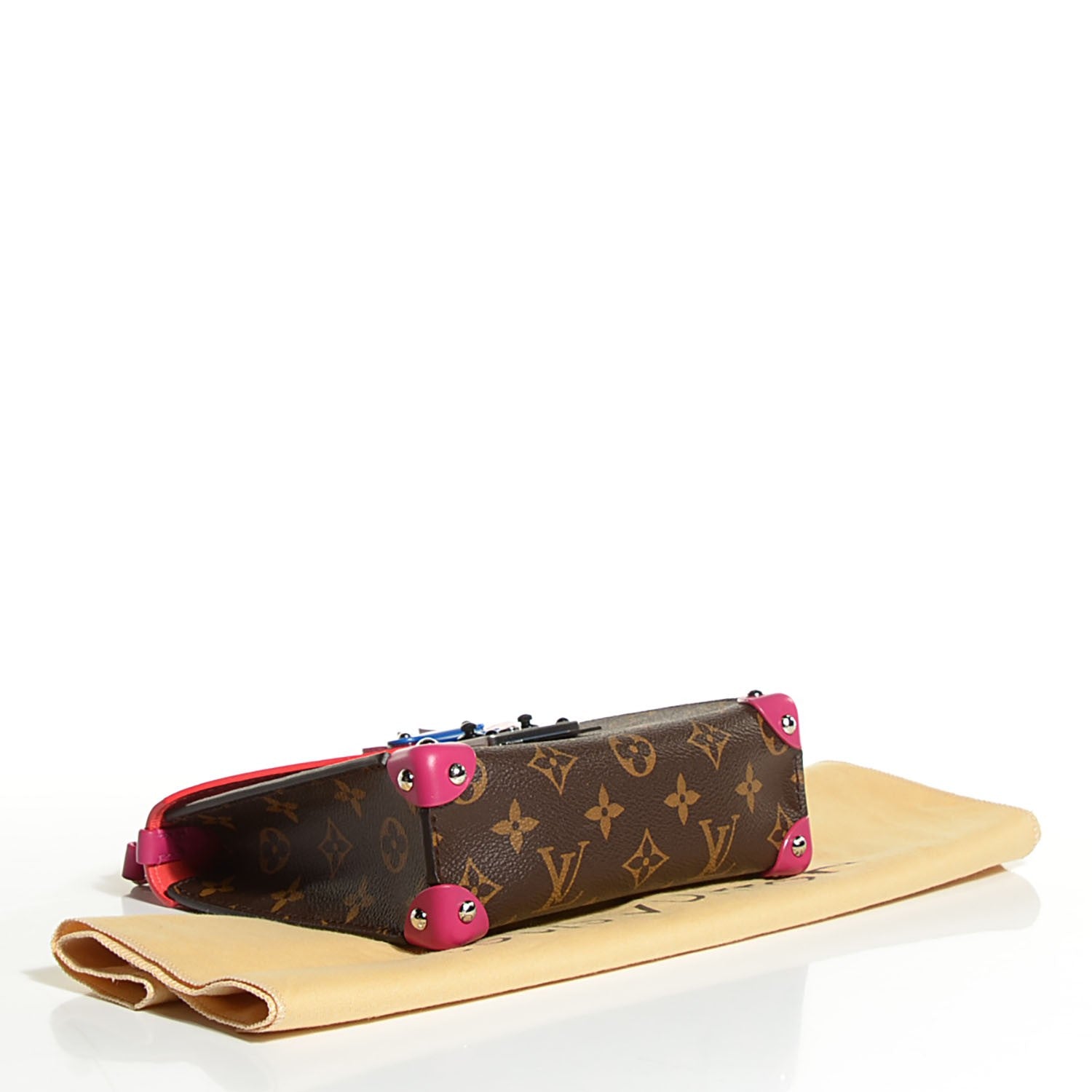 Louis Vuitton Monogram Pochette Mask PM Corail 4 of 7