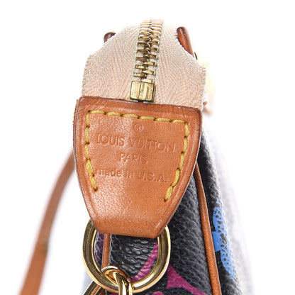 Louis Vuitton Monogram Multicolor Pochette Accessories Black 7 of 12