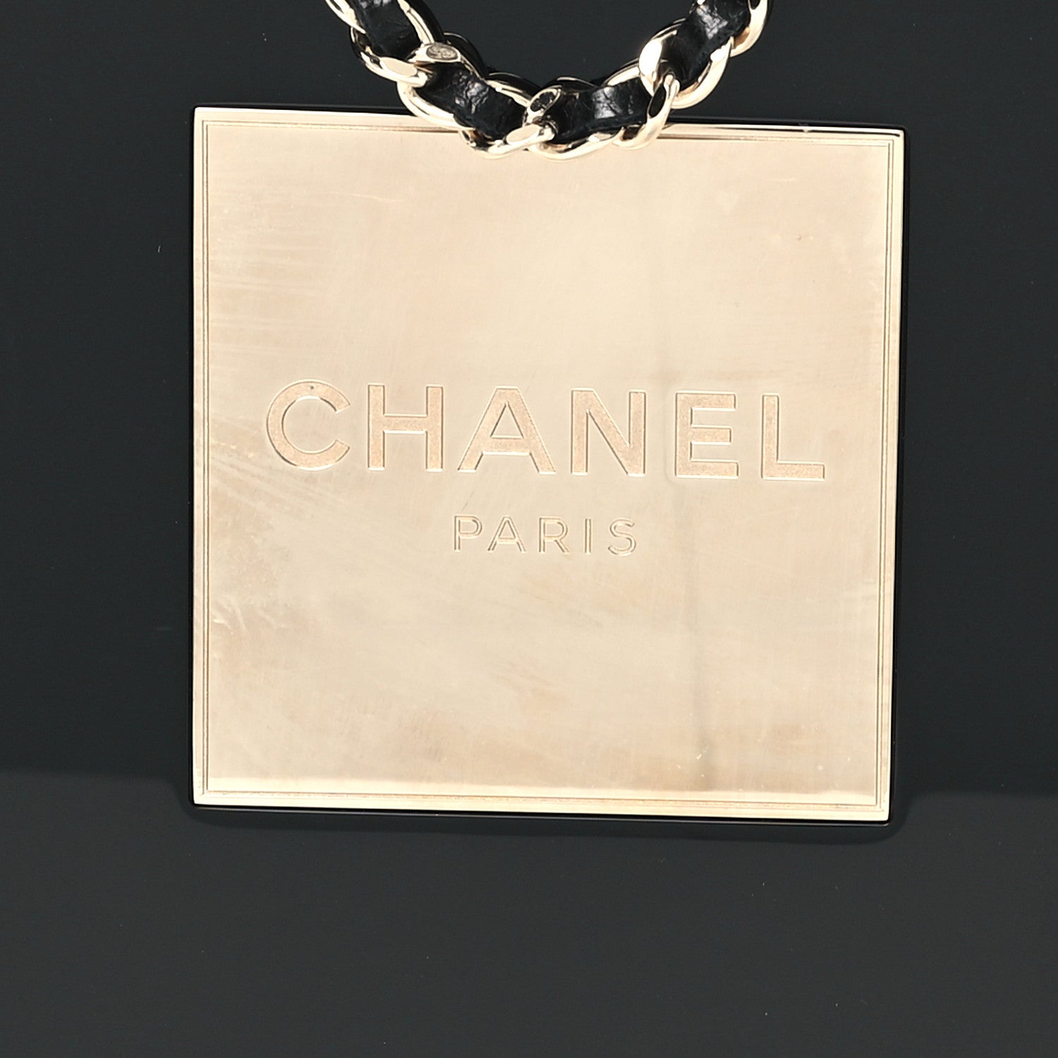 Chanel Plexiglass Perfume Bottle Clutch Black 8 of 11