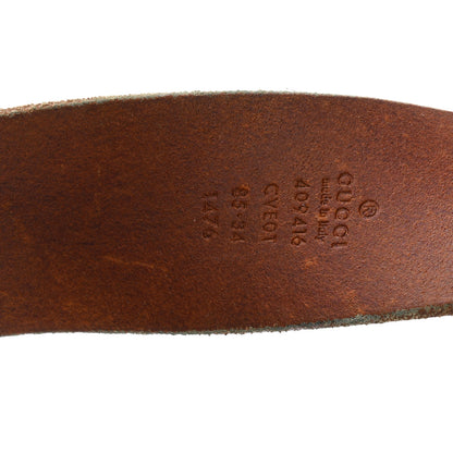 Gucci Faded Calfskin Double G 40mm Belt 85 34 Cuir 3 of 5