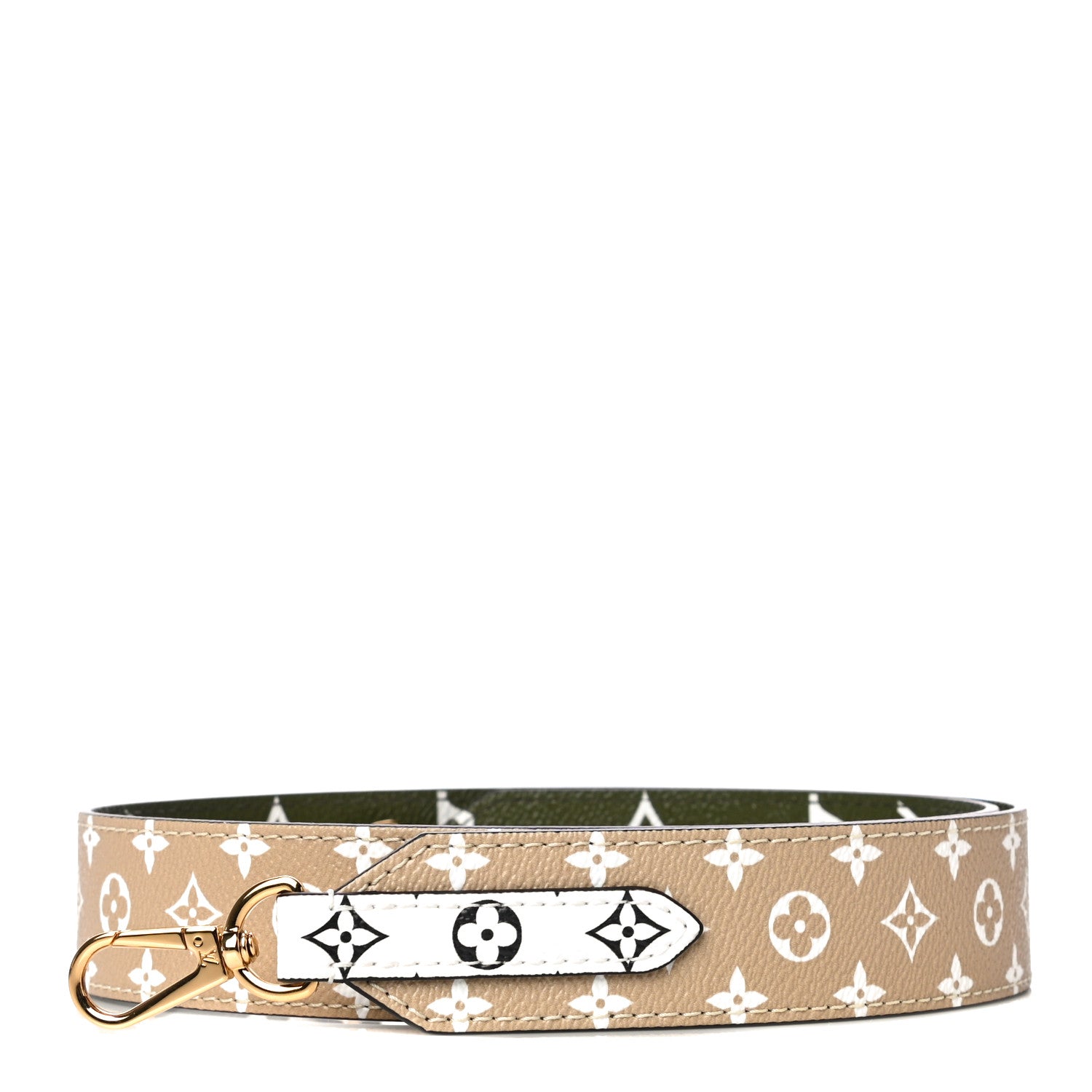 Louis Vuitton Monogram Giant Bandouliere Shoulder Strap Kaki 1 of 6