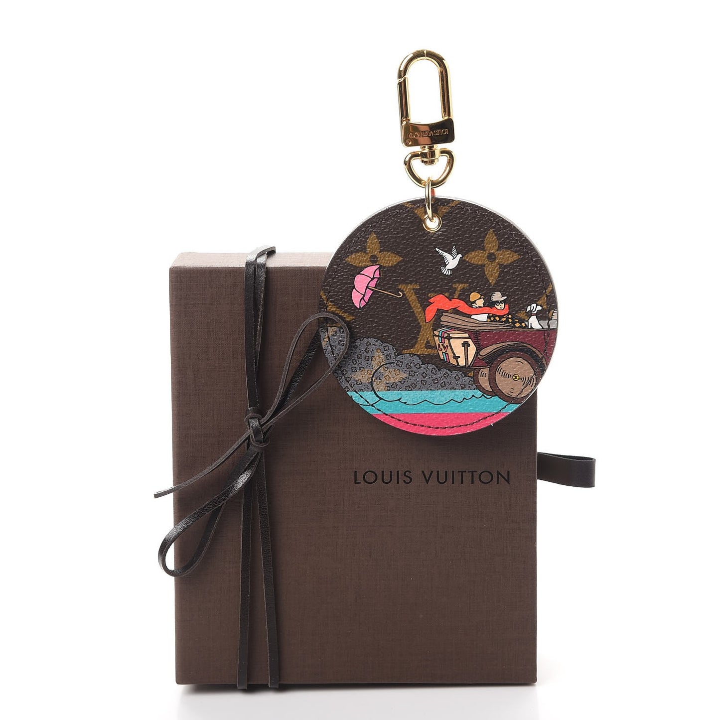Monogram 2015 Christmas Animation Bag Charm Key Ring