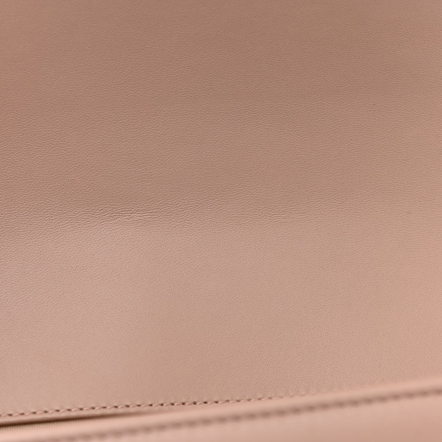 Lambskin Chevron Chain Stitched Medium Boy Flap Beige