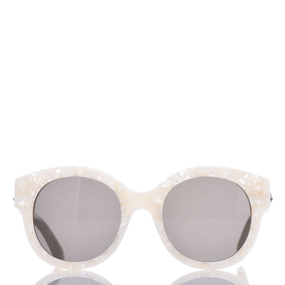 Gucci Round Frame GG Star Sunglasses GG0207S White 2 of 8
