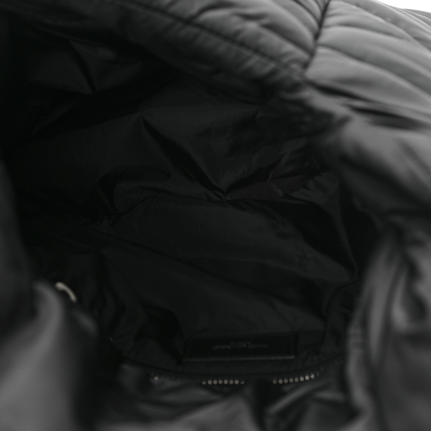 Saint Laurent Econyl Nylon Lou Puffer Messenger Black 5 of 11