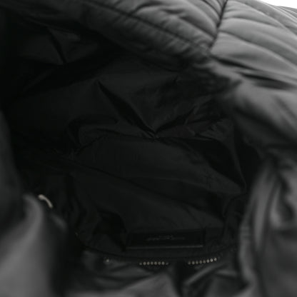 Saint Laurent Econyl Nylon Lou Puffer Messenger Black 5 of 11